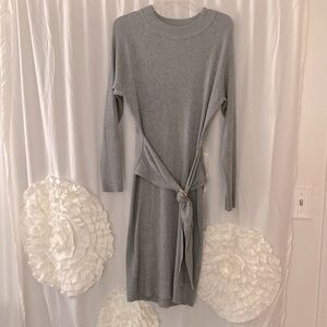 HOST PICK😀Gray Knit Sweater Dress